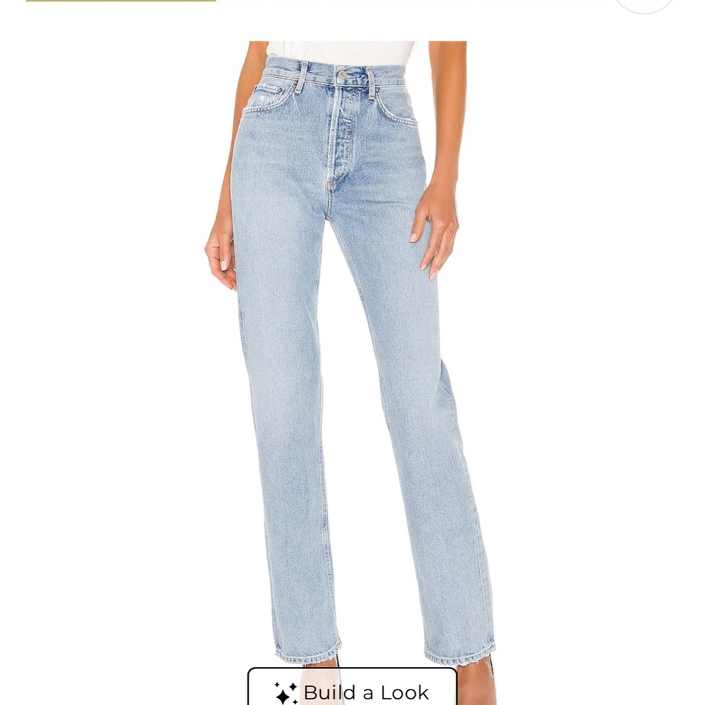 AGOLDE Lana Straight Leg Jean in Riptide